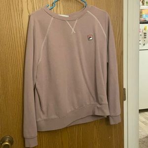 pink sweatshirt